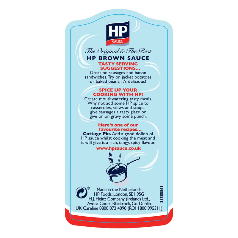 HP brown sauce 2 x 600g, UK version