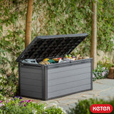 Costco UK 570 Litre Outdoor Storage Deck Box with Gas Struts- Buy online at McGrocer