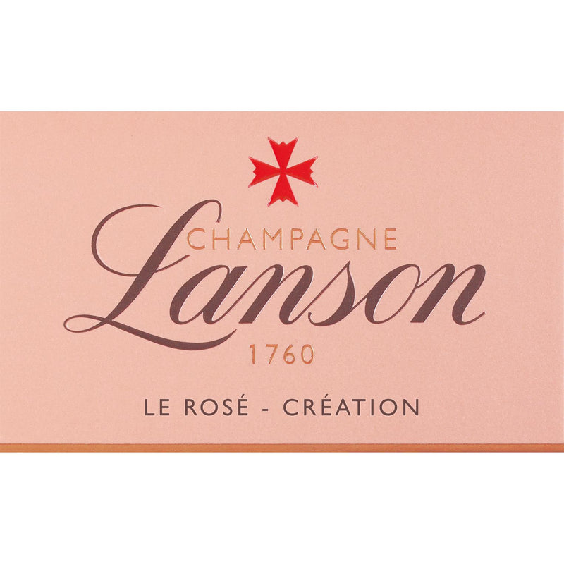 Lanson Le Rosé Création rosé champagne 75cl, UK version