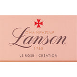 Lanson Le Rosé Création rosé champagne 75cl, UK version