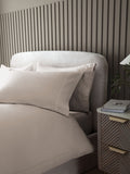 Mink Brown duvet cover and pillowcase set, imported from the UK