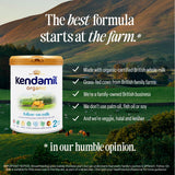 Kendamil organic follow-on milk formula 800g - British product
