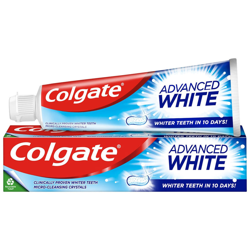 Colgate Advanced White toothpaste 6 x 125ml - British product
