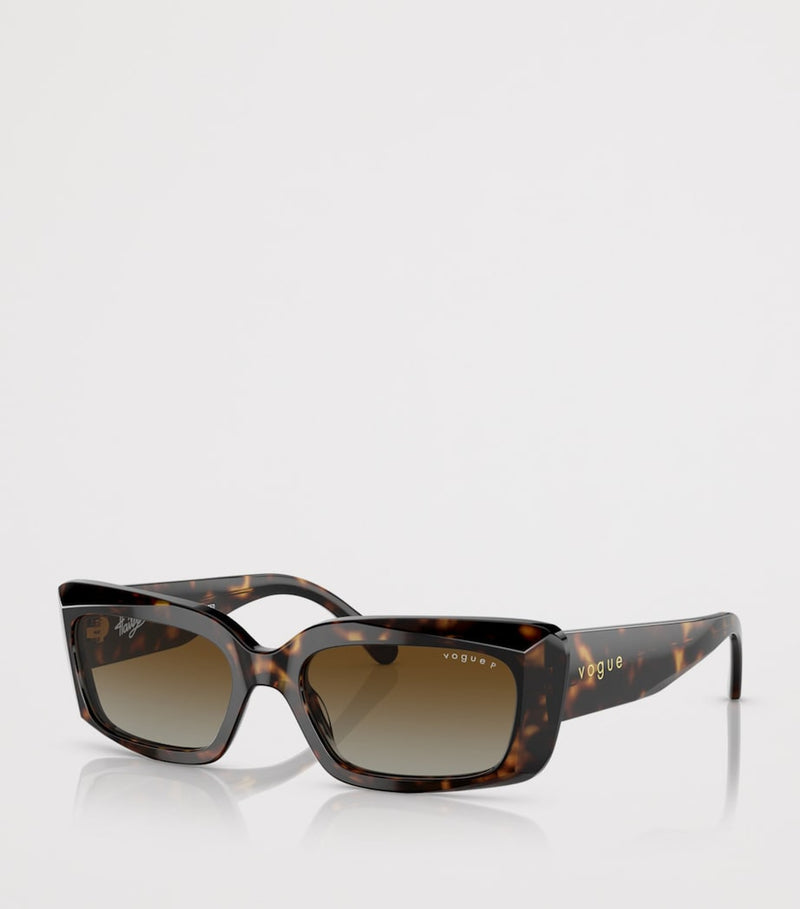 Vogue acetate pillow sunglasses tortoiseshell, imported from the UK