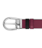 Montblanc reversible belt with horseshoe buckle (British brand)