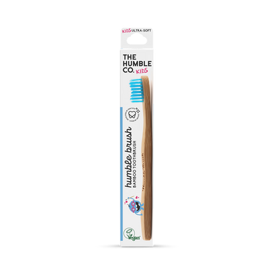 Holland & Barrett Humble Bamboo Kids Ultra Soft Bristle Toothbrush Blue Purple White or Yellow- Buy online at McGrocer