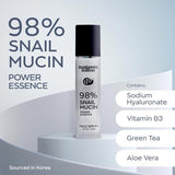 Snail Mucin Serum 98% with Hyaluronic Acid 100ml (British brand)