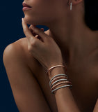 Chopard Ice Cube diamond bangle in white gold - British product