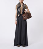 Max Mara large leather Boston bowler bag with M-shaped sides, UK version