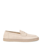 Premium Suede Loafers with Rubber Sole, Made in Italy