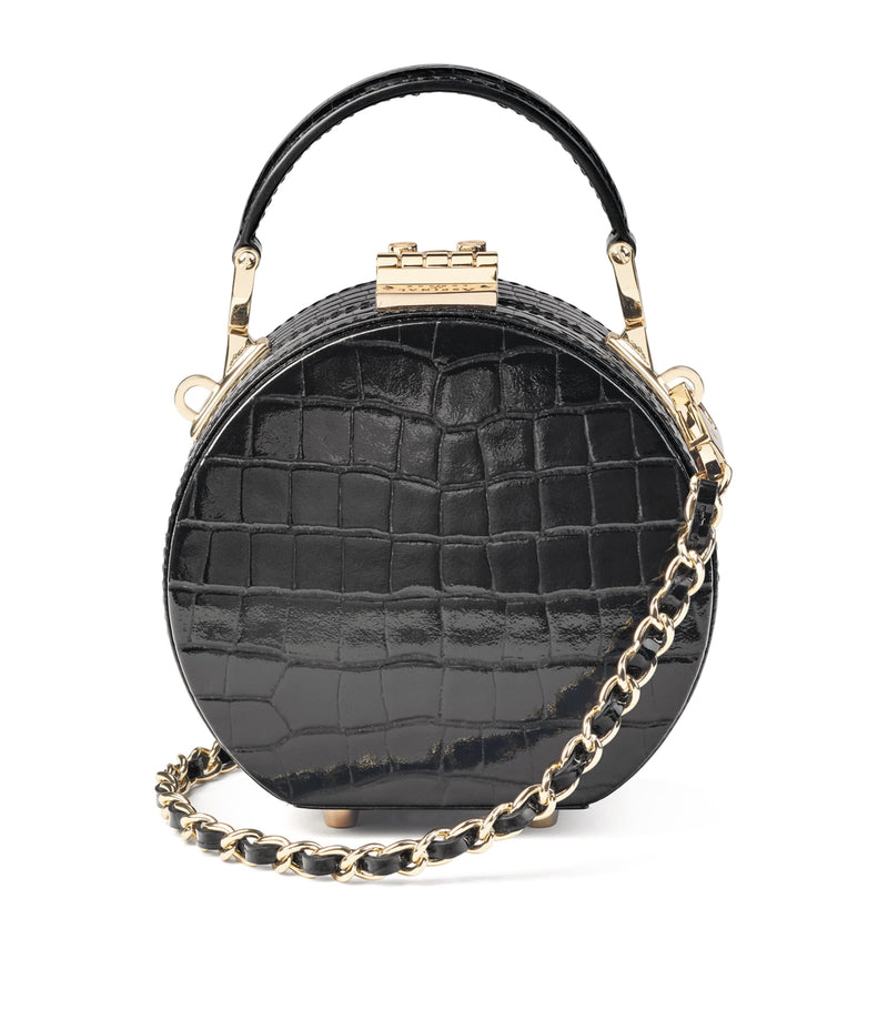Aspinal of London micro hat box bag, UK version