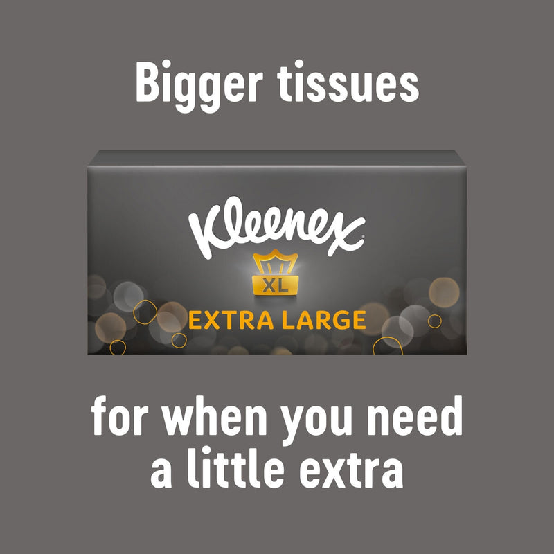 Kleenex extra large facial tissues 6 x 90 tissues, UK version