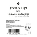 Châteauneuf du Pape Font du Roi red wine 75cl - British product