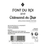 Châteauneuf du Pape Font du Roi red wine 75cl - British product