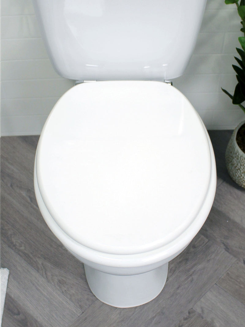 Showerdrape Oxford wooden toilet seat (British brand)