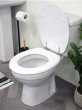 Showerdrape Oxford wooden toilet seat (British brand)