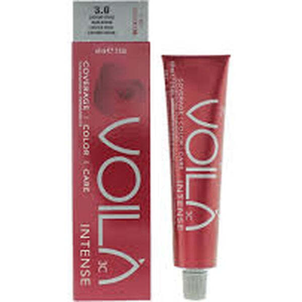 Intercosmo Voila Intense Hair Color dark brown 60ml - British product