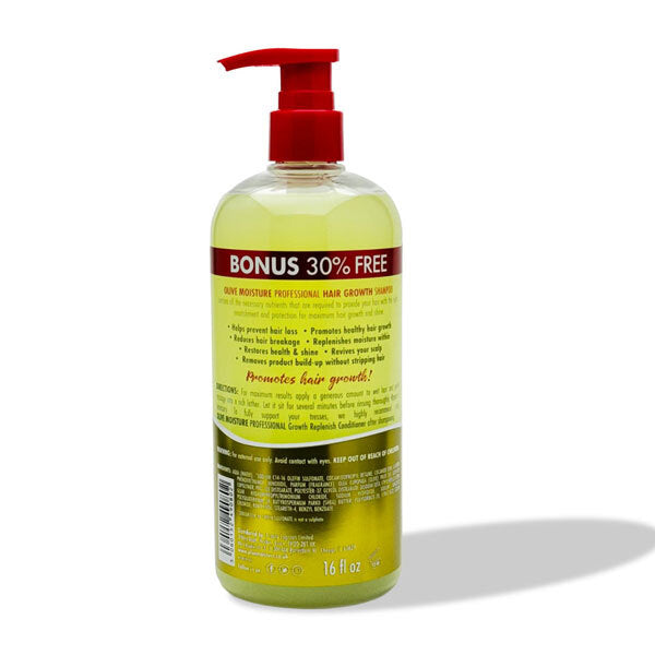 Olive Moisture Professional hair growth shampoo, imported from the UK