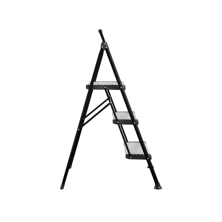 Cosco 3 tread folding step stool silver - British product