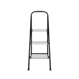 Cosco 3 tread folding step stool silver - British product