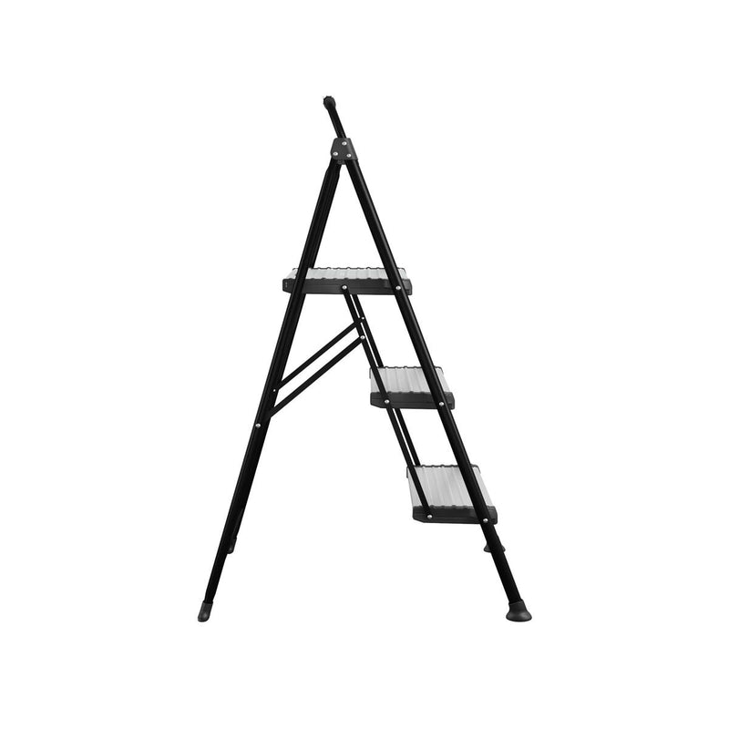 Cosco 3 tread folding step stool silver - British product