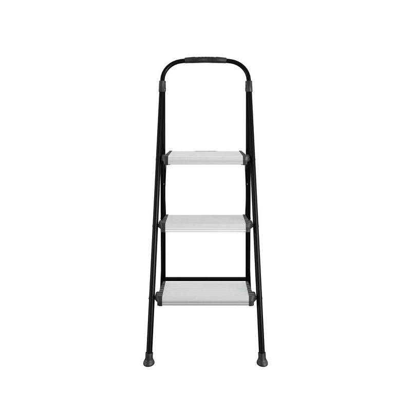 Cosco 3 tread folding step stool silver - British product