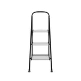 Cosco 3 tread folding step stool silver - British product