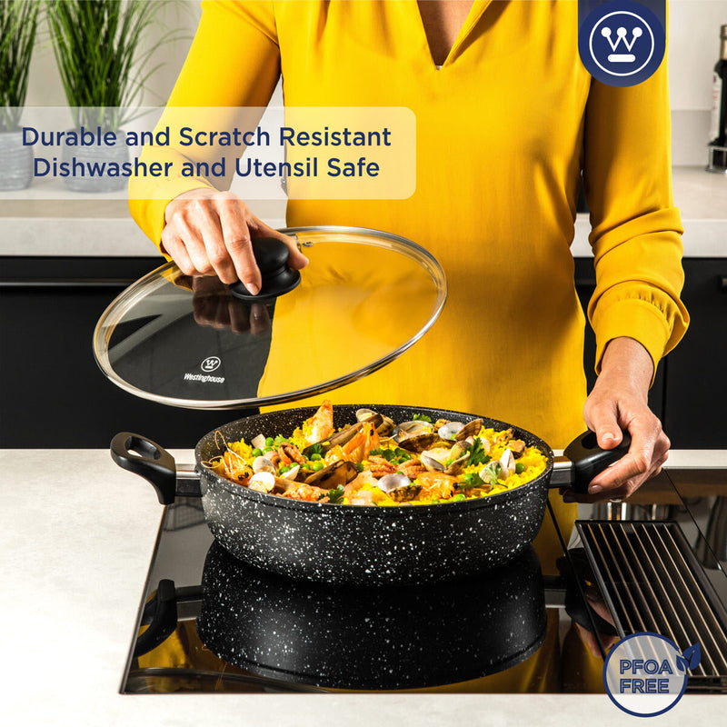 Westinghouse low non-stick casserole with lid 32cm (British brand)