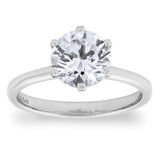 Costco UK Costco 2.00ct Round Brilliant Cut Diamond Solitaire Ring Size K- Buy online at McGrocer