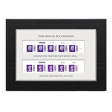 Costco UK Royal Mail The Royal Succession Framed Stamps- Buy online at McGrocer