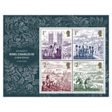 Royal Mail King Charles III framed miniature sheet 20.5cm x 19.5cm (British brand)