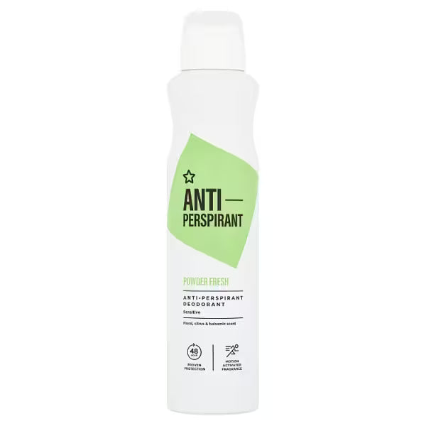 Superdrug Sensitive Antiperspirant Deodorant 250ml (British brand)