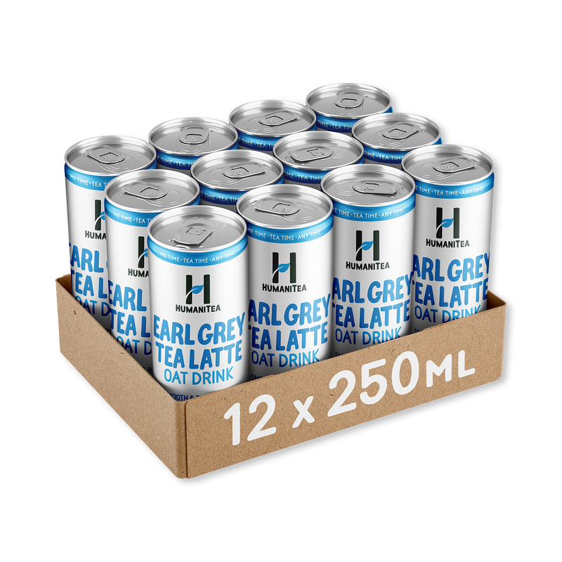 HumaniTea Earl Grey Tea Latte 12x250ml - British product