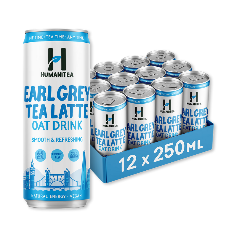 HumaniTea Earl Grey Tea Latte 12x250ml - British product