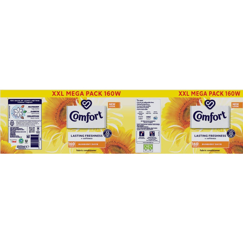 Comfort Sunshiny Day Fabric Conditioner 4.8L - British product