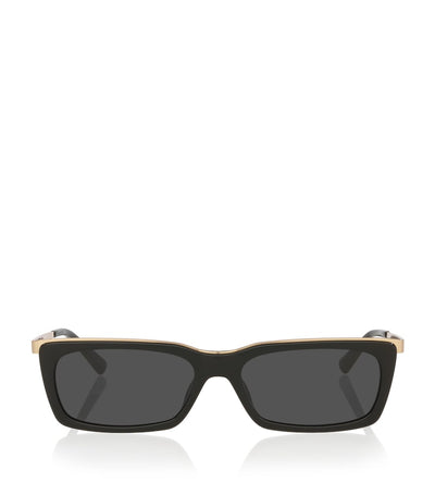 Harrods Saint Laurent Acetate Rectangle Sunglasses- Buy online at McGrocer