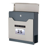 Phoenix Estilo stainless steel letter box 37x37cm, imported from the UK