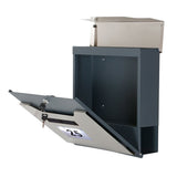 Phoenix Estilo stainless steel letter box 37x37cm, imported from the UK