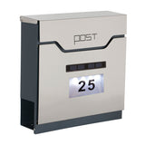 Costco UK Phoenix Estilo MB0125KS Top Loading Letter Box in Stainless Steel with Key Lock- Buy online at McGrocer