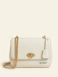 Mulberry Lily leather crossbody bag deep aubergine, imported from the UK