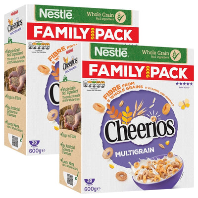 Costco UK Nestle Cheerios Whole Grain Cereal 2 x 600g- Buy online at McGrocer