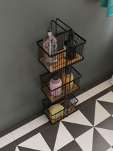 Next Croydex Freestanding Black 3 Tier Bathroom Storage Caddy- Buy online at McGrocer