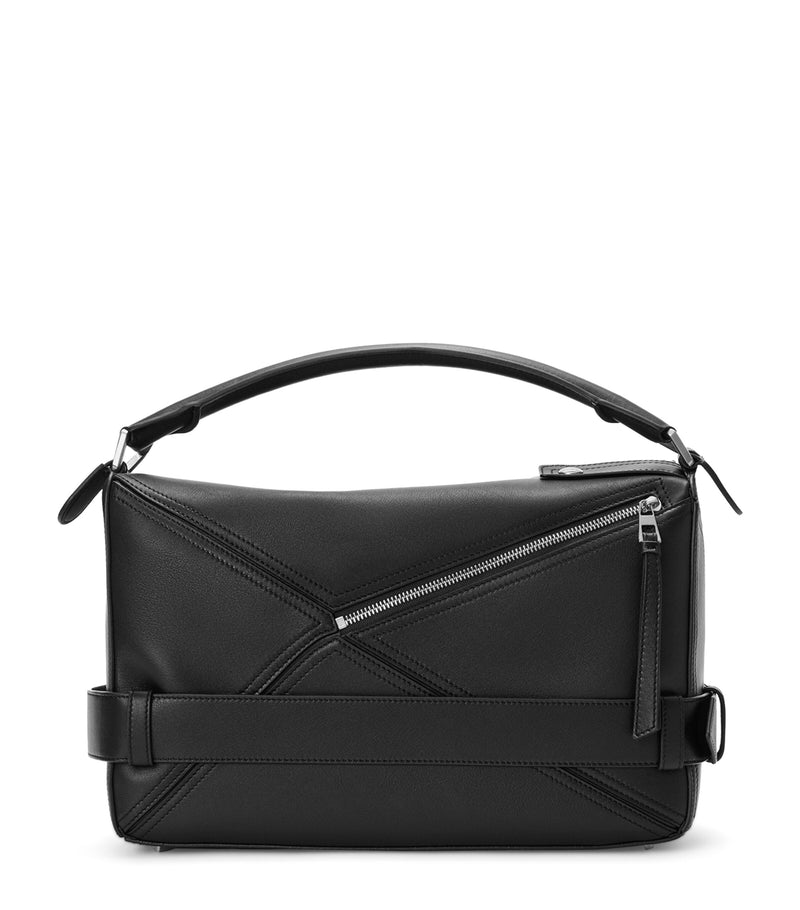 LOEWE Puzzle Biker top-handle leather bag - British product