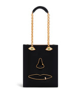 Harrods Schiaparelli Leather Face Top-Handle Bag- Buy online at McGrocer