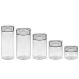 Tramontina glass container set 5 piece, imported from the UK