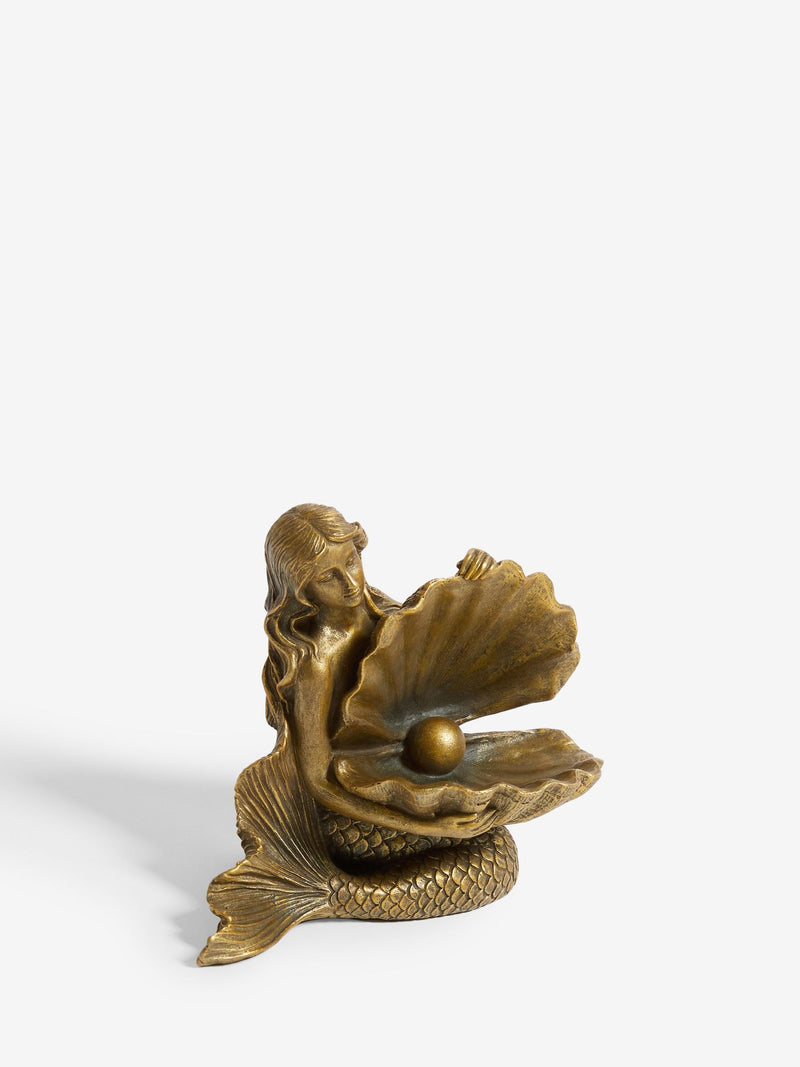 Rockett St George gold mermaid trinket dish 14cm, imported from the UK