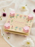 JoJo Maman Bébé wooden flower press 16x16cm - British product