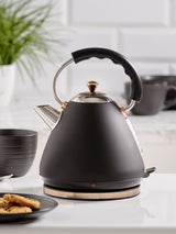Black/Copper Pyramid Electric Kettle 1.7L