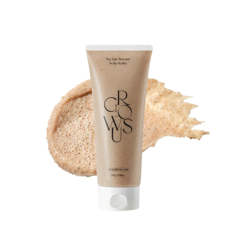 GROWUS Sea Salt Therapy Scalp Scaler 250g - British product