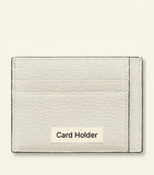 Mulberry grained leather card holder, imported from the UK